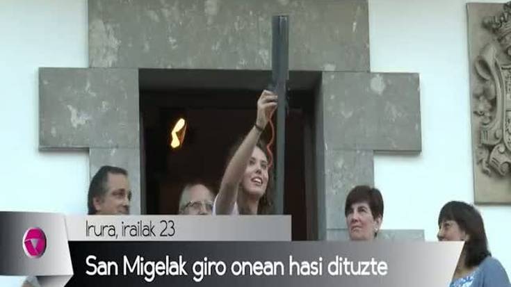 San Migelak giro onean hasi dituzte