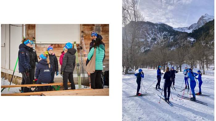 Alpino Uzturreko iraupen eskiko taldekideak asteburuari begira