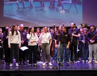 Loatzo eta Vilafranca del Penedèseko musika eskoletako ikasleek kontzertua egin dute