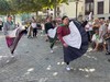 Irurako udal korporazioari dantzariek egindako Agurra