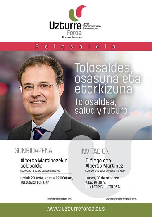 Uzturre Foroa - Tolosaldea, osasuna eta etorkizuna
