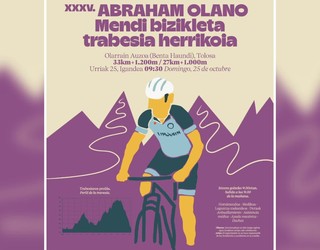 Abraham Olano Mendi Bizikleta Trabesia Herrikoiak 35. edizioa osatuko du igandean