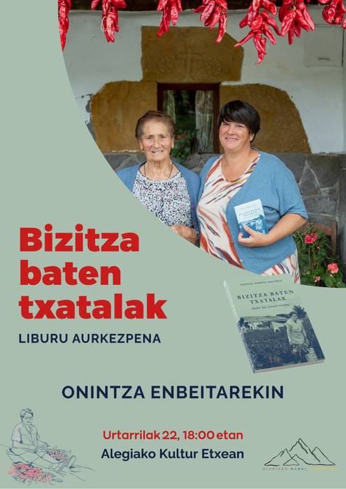"Bizitza baten txatalak" liburu aurkezpena