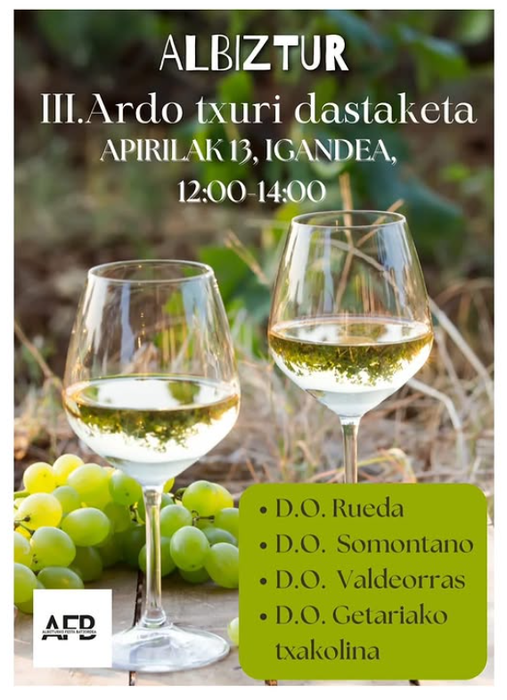 III. Ardo txuri dastaketa
