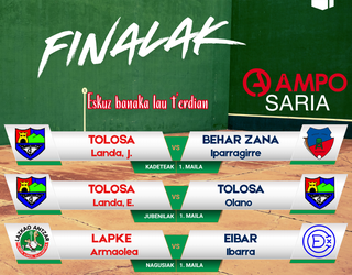 Ampo Sariko finalak zuzenean ikusteko aukera izango da 28kanala.eus-en