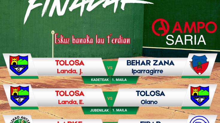Ampo Sariko finalak zuzenean ikusteko aukera izango da 28kanala.eus-en