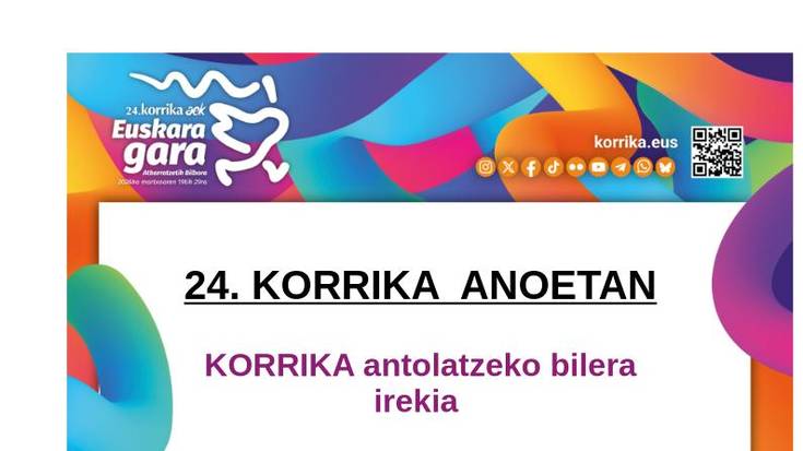 Korrika antolatzeko bilera irekia
