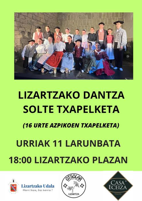 Lizartzako dantza solte txapelketa