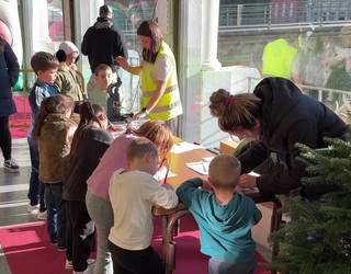 Gabonetako haur parkea txikienen gozamenerako