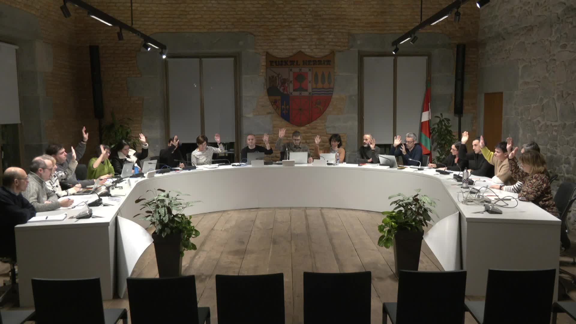 Arratsaldeako 16:30ean egingo du Tolosako Udalak Osoko Bilkura