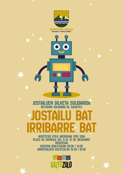 Jostailu bat, irribarre bat