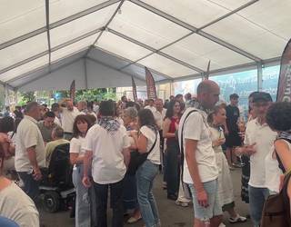 Sagardoa eta pintxoak Santio egunean