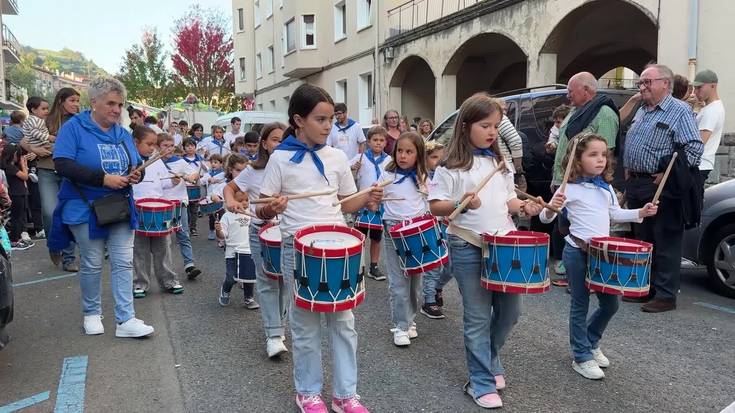 Berazubiko danborrada, gauetik arratsaldera