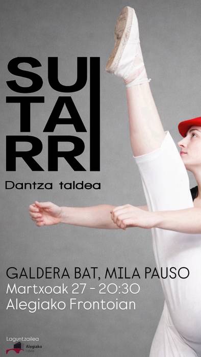 Sutarri dantza taldeak ‘Galdera bat, mila pauso’ ikuskizuna estreinatuko du