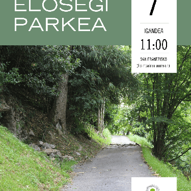 Elosegi parkera bisita