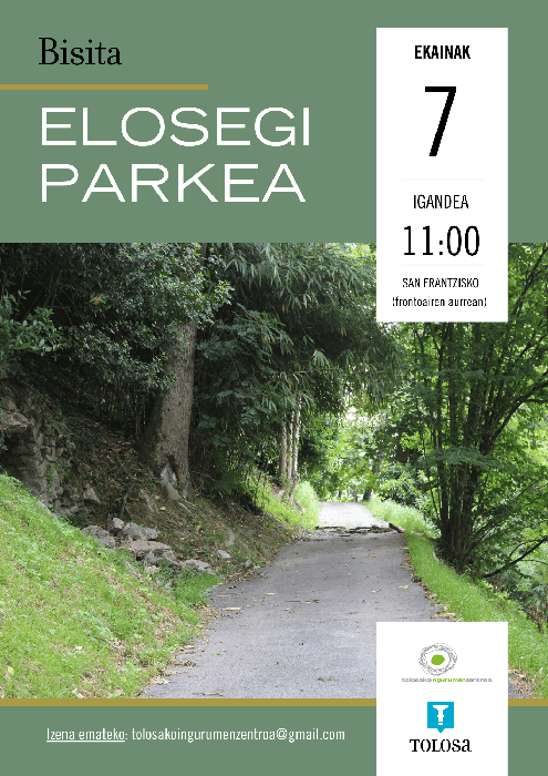 Elosegi parkera bisita