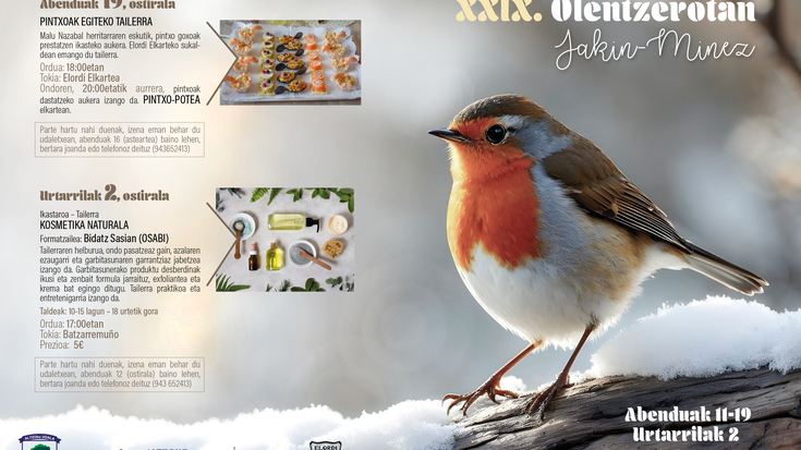 Pintxoak egiteko tailerra