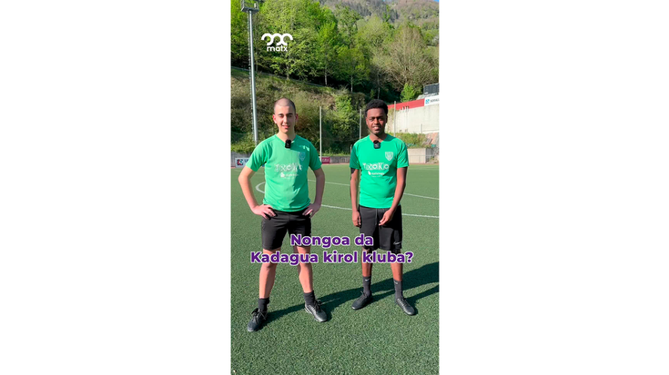 Soraluze futbol taldeko gazte mailako jokalariak galdetegi azkarrean