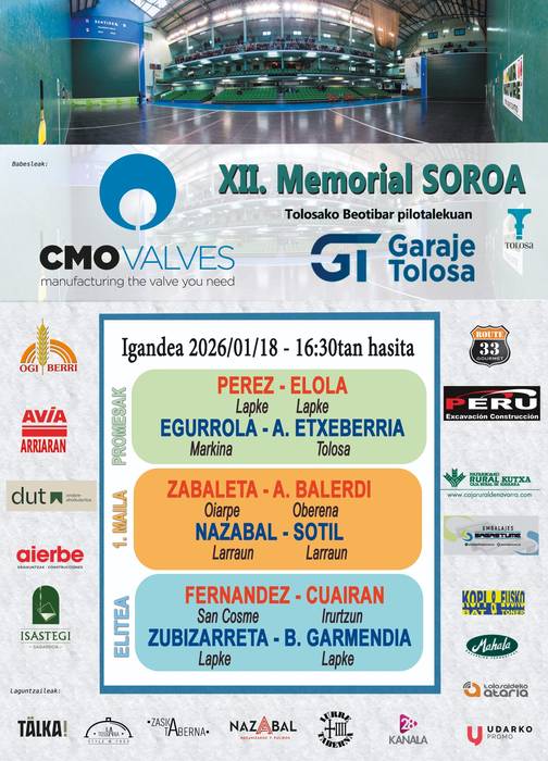 XII. Soroa Memoriala