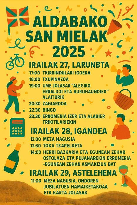 Aldabako San Mielak 2025