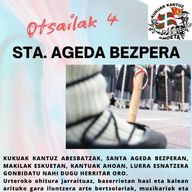 Santa Ageda bezperako entsegua