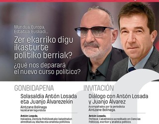 Juanjo Álvarez eta Antón Losada Uzturre Foroan izango dira