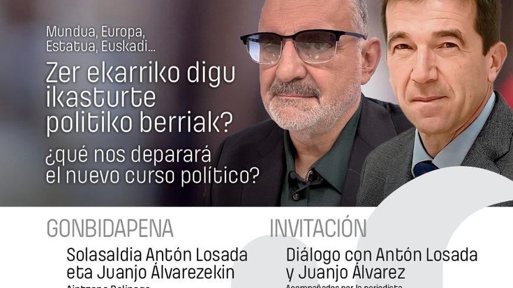 Juanjo Álvarez eta Antón Losada Uzturre Foroan izango dira