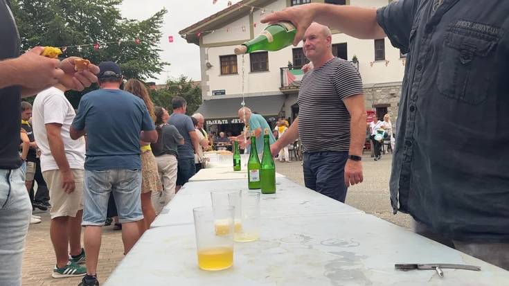 Sagardoa eta pintxoak ez dira falta Zizurkilgo jaietan