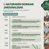 I. Naturaren doinuak jardunaldiak