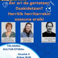 Hitzaldia - Zer ari da gertatzen Osakidetzan? Herritik herritarrekin osasuna eraiki