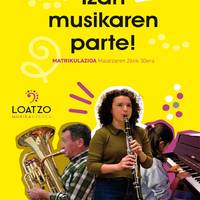 Loatzo musika eskolak matrikula epea zabalik