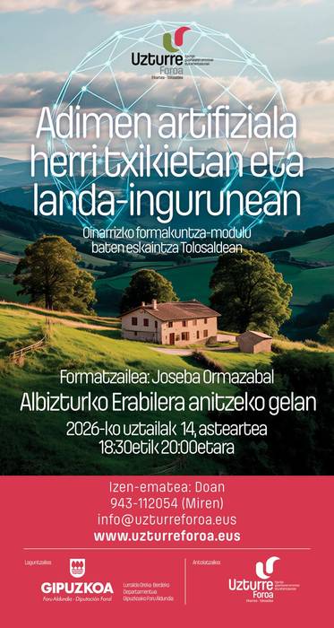 Adimen artifiziala herri txikietan eta landa-ingurunean