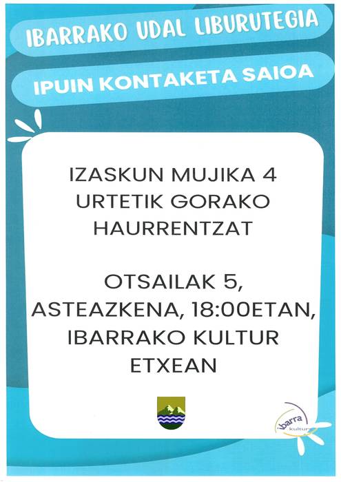 Ipuin kontaketa saioa