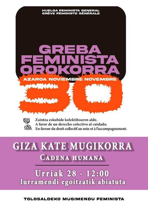 Greba feminista orokorra - Giza kate mugikorra
