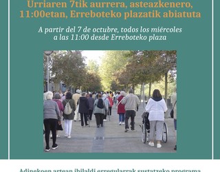 IBILIAN ekimena berriro martxan