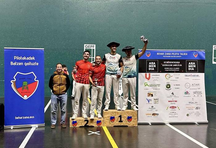 Txost 1 taldeak irabazi du Ezker Hormako Kluben Arteko Gipuzkoako Txapelketako joko garbiko finala