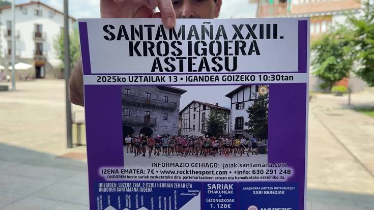 Santamañako XXIII. Igoera Krosa igandean