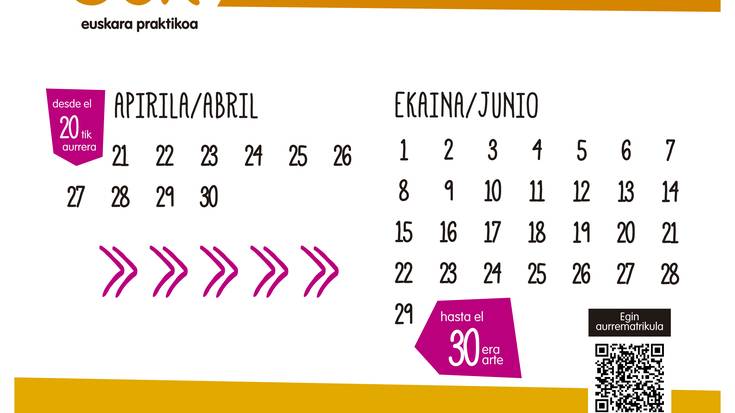Tolosaldeko AEK-k ekainaren 30ean itxiko du 2026-2027 ikasturterako aurrematrikulazioa