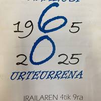 Berazubi 60. urteurrena