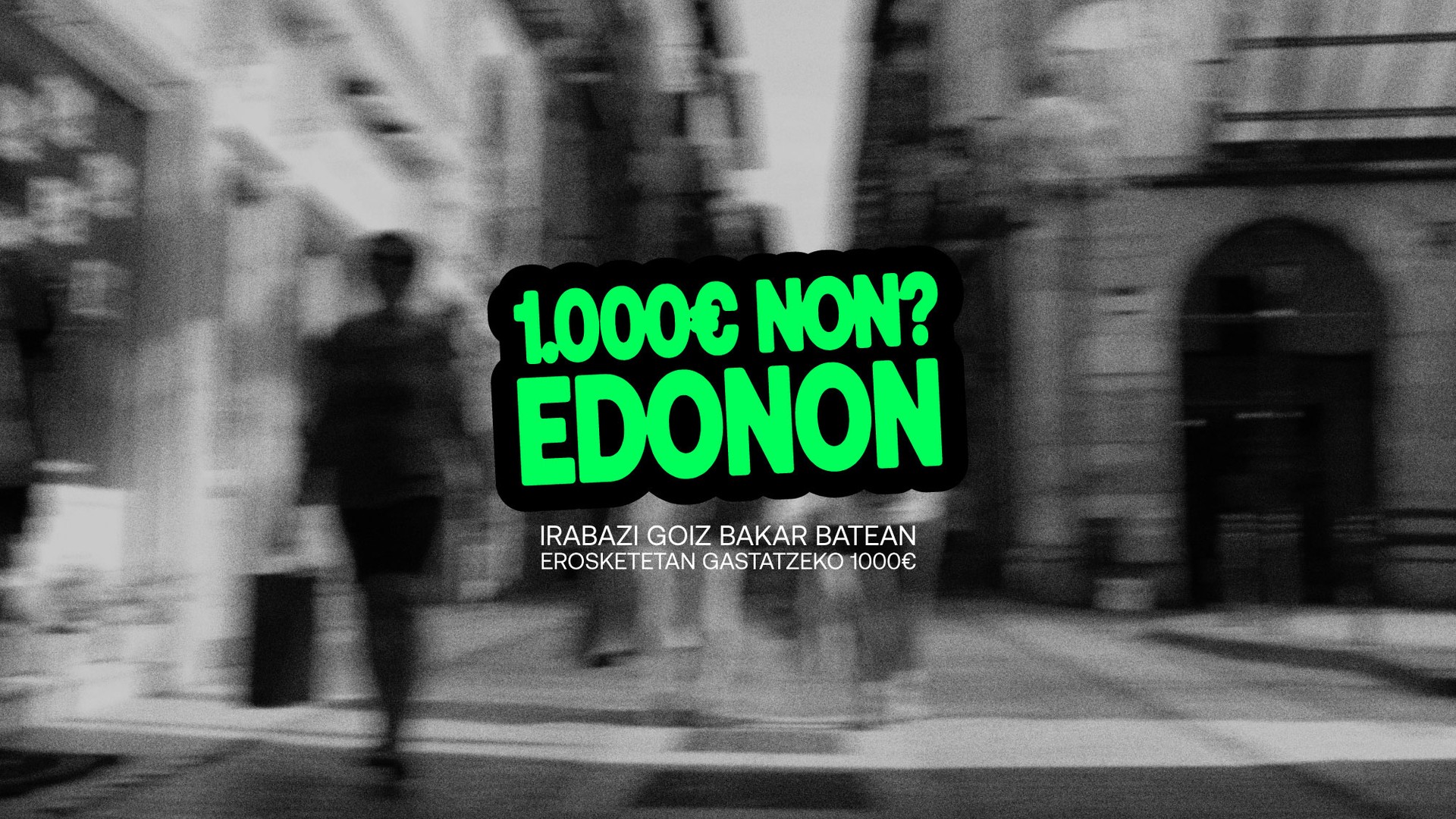 Tolosa&Co-k 1.000 euro zozkatuko ditu, goiz batean bere saltokietan gastatzeko
