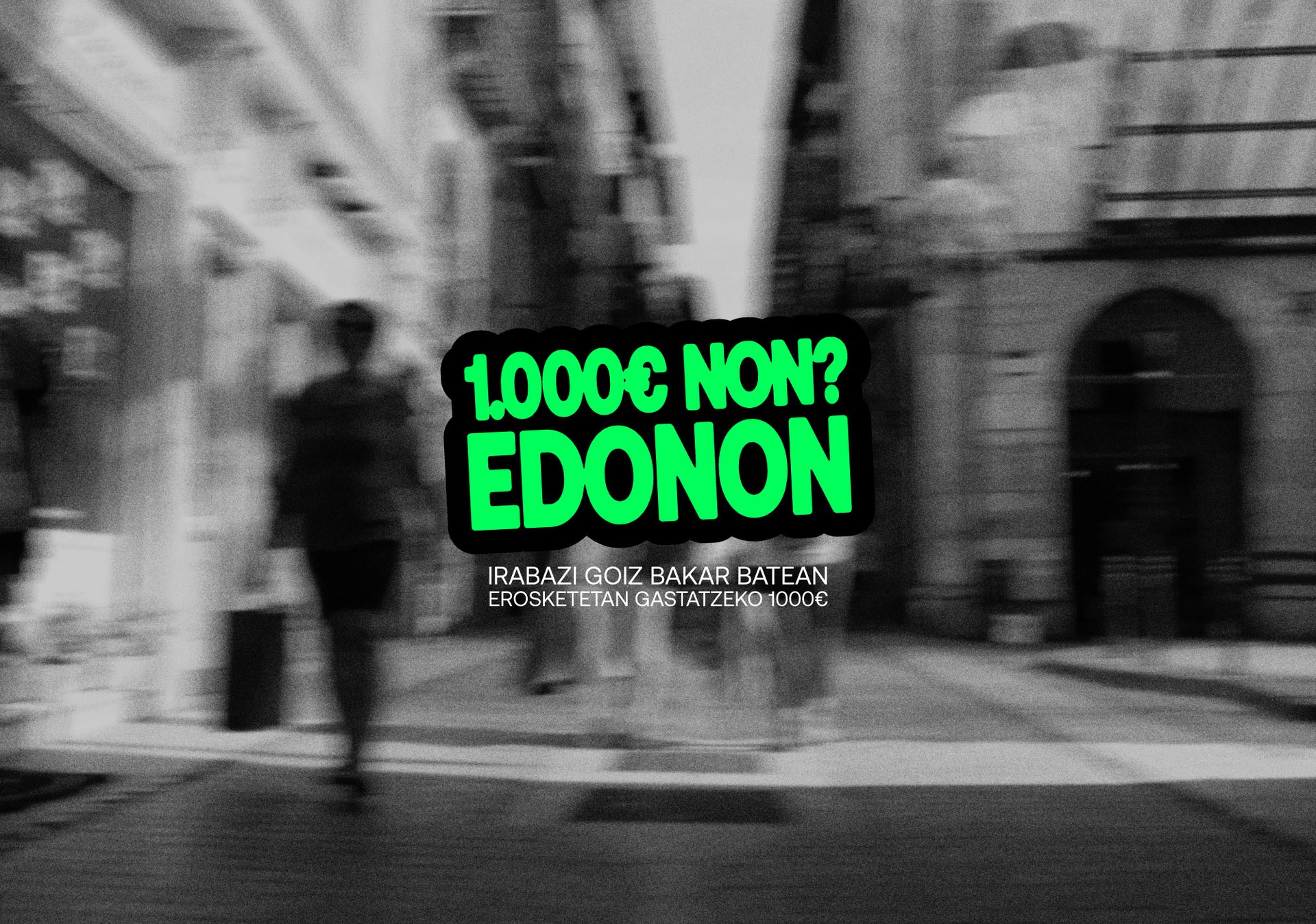 Tolosa&Co-k 1.000 euro zozkatuko ditu, goiz batean bere saltokietan gastatzeko