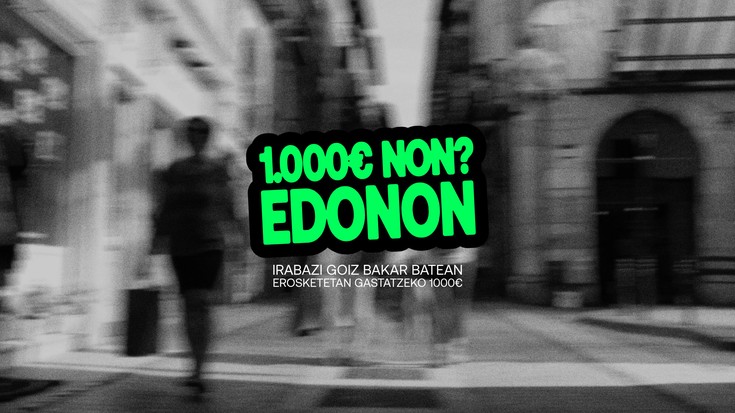 Tolosa&Co-k 1.000 euro zozkatuko ditu, goiz batean bere saltokietan gastatzeko