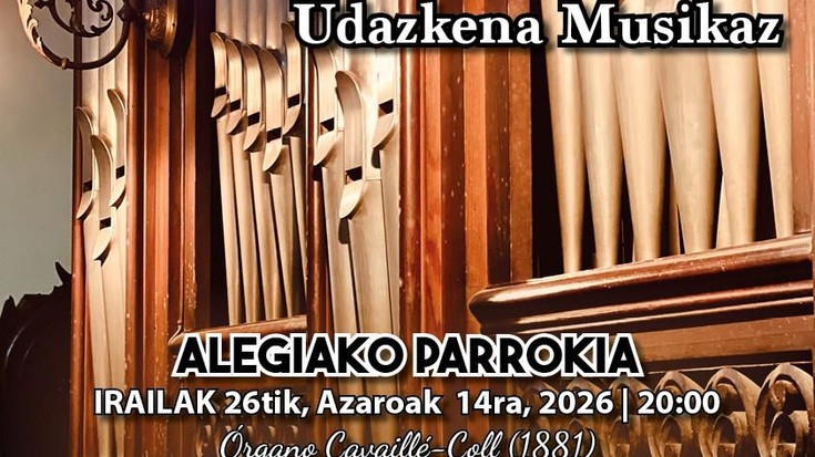 Alegiako I. Organi jaialdia