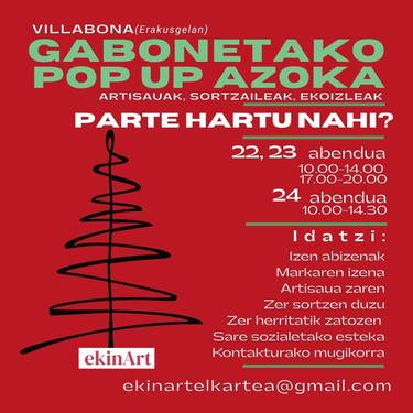 Gabonetako Pop Up Azoka