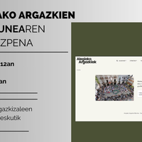 Alegiako Argazkien Webgunearen aurkezpena