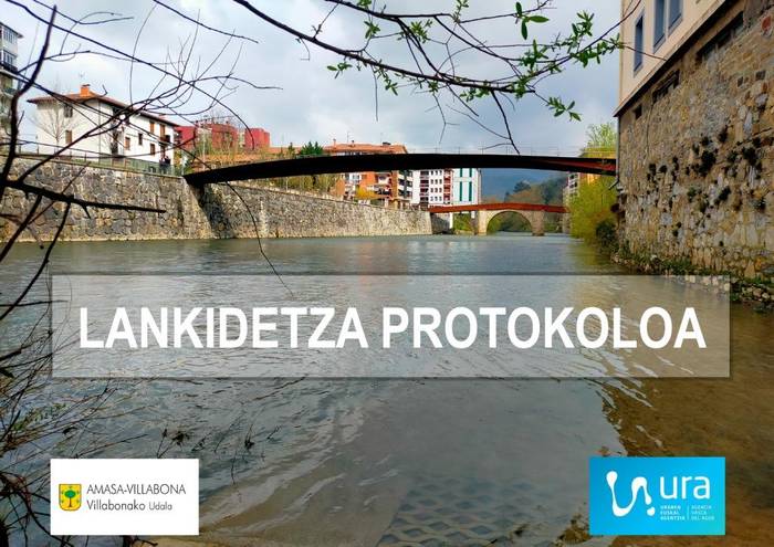 Udalak lankidetza protokoloa sinatu du Uraren Euskal Agentziarekin, herriko ibai eta erreka ertzetan elkarlanean aritzeko