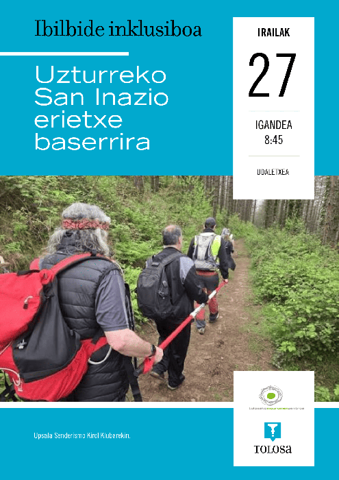 Uzturreko San Inazio erietxe baserrira ibilbide inklusiboa