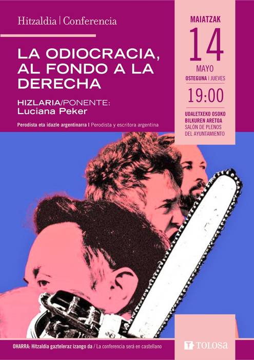 La odiocracia, al fondo a la derecha