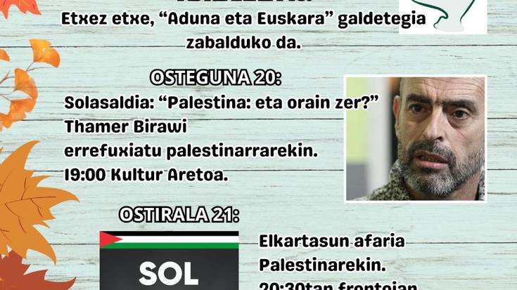 Solasaldia: "Palestina: eta orain zer?"