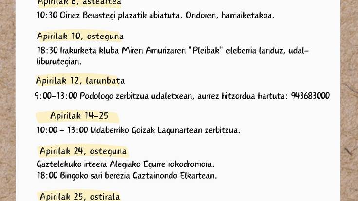 Gaztelekuko irteera Alegiako Egurre rokodromora